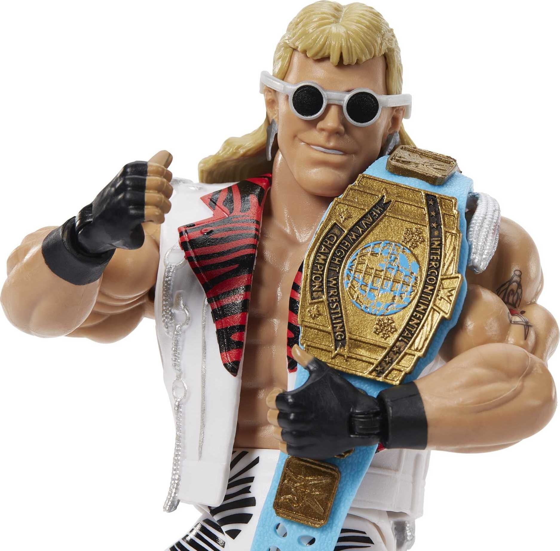 WWE Superstars Shawn Michaels Action Figure Toy, Poseable Retro Collectible
