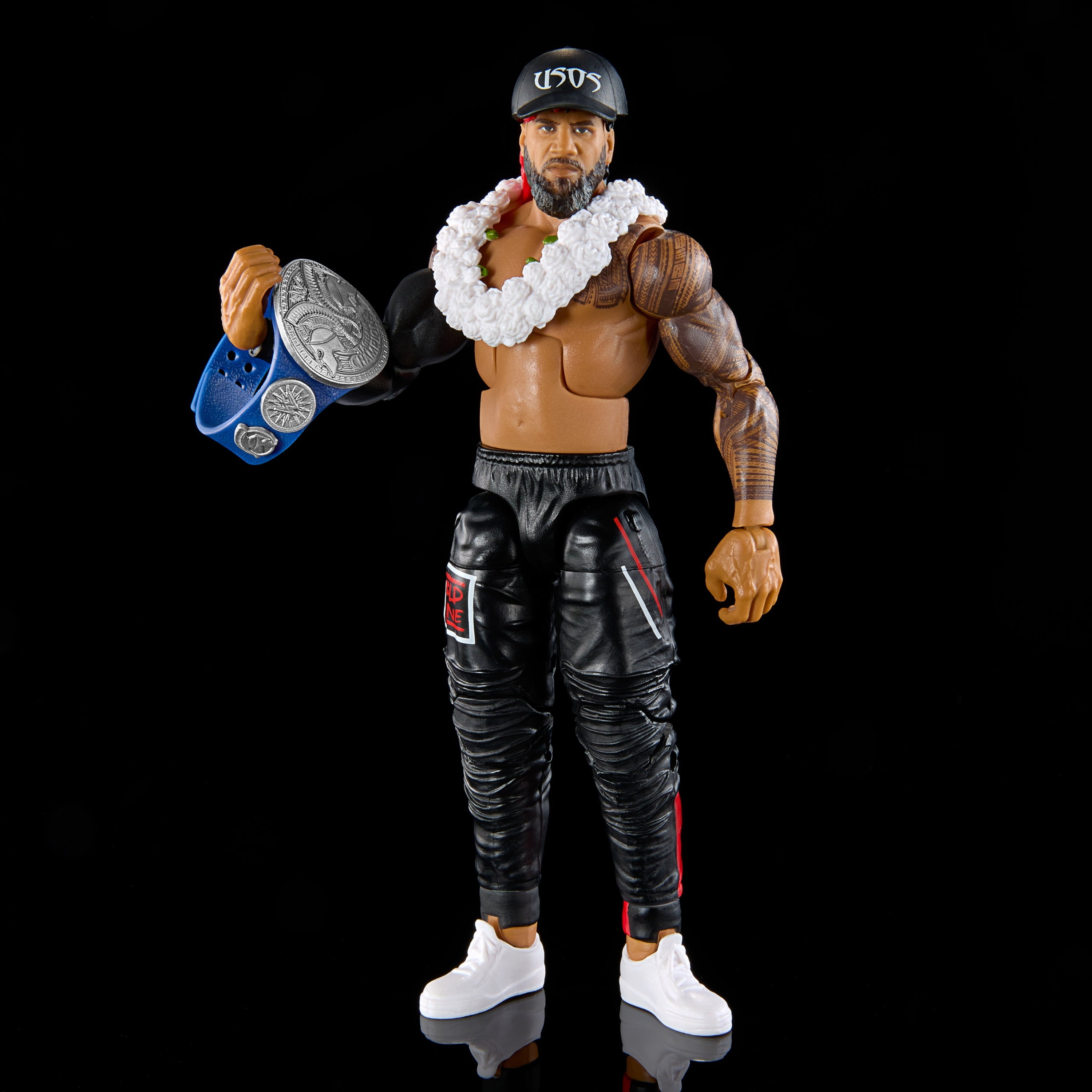 WWE Top Picks Elite Collection Jimmy Uso Action Figure & Accessories, Posable Collectible (6-in)