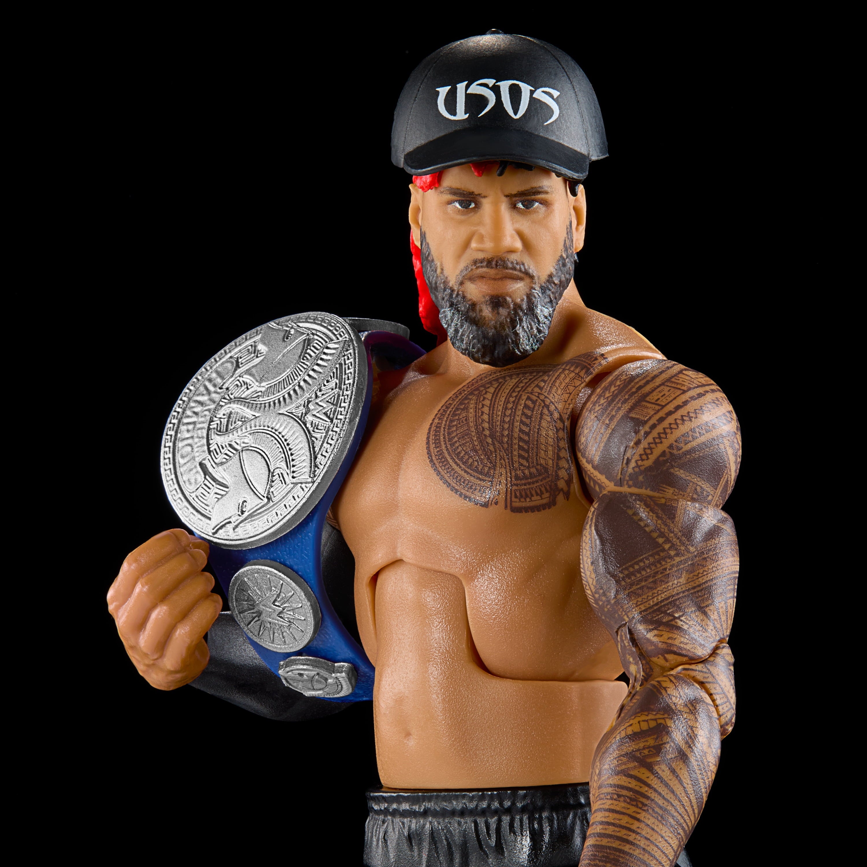 WWE Top Picks Elite Collection Jimmy Uso Action Figure & Accessories, Posable Collectible (6-in)