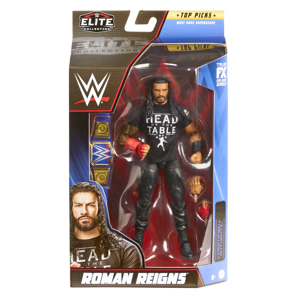 WWE Action Figures, Top Picks Elite Roman Reigns Figure, WWE Toys
