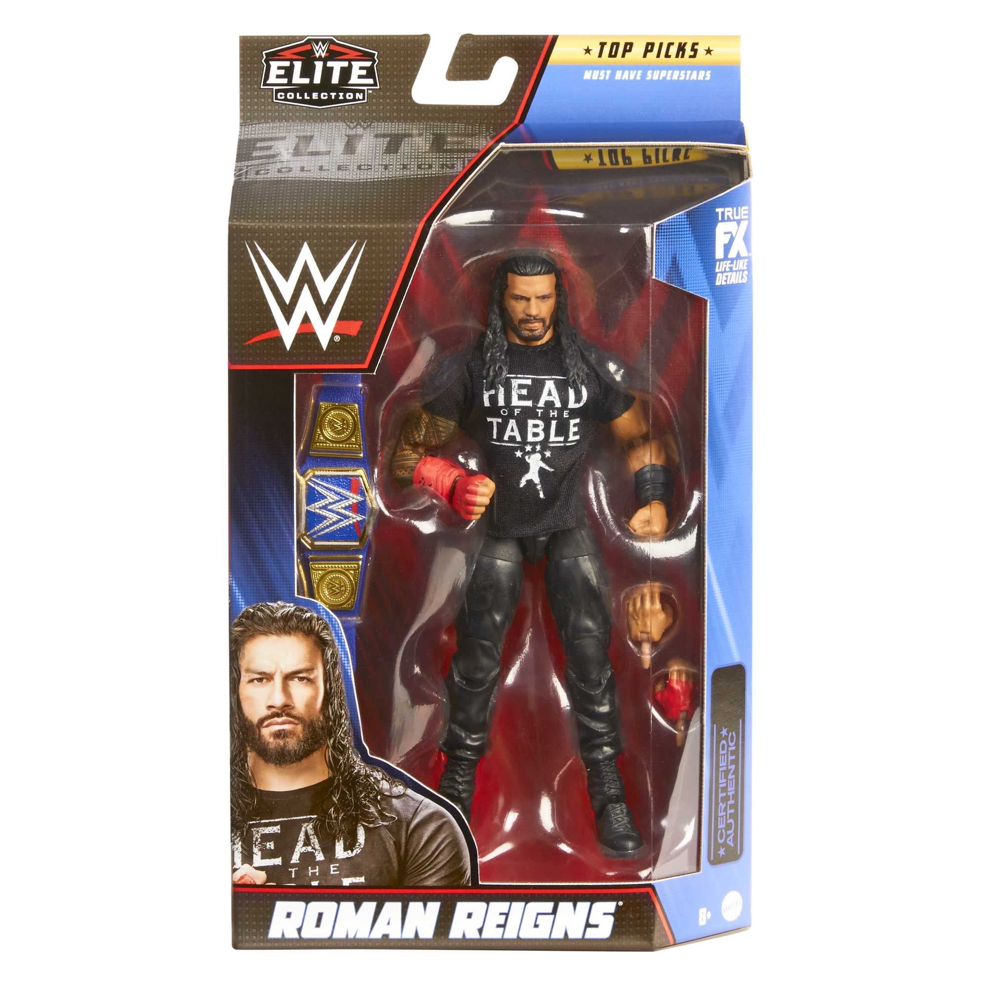 WWE Action Figures, Top Picks Elite Roman Reigns Figure, WWE Toys