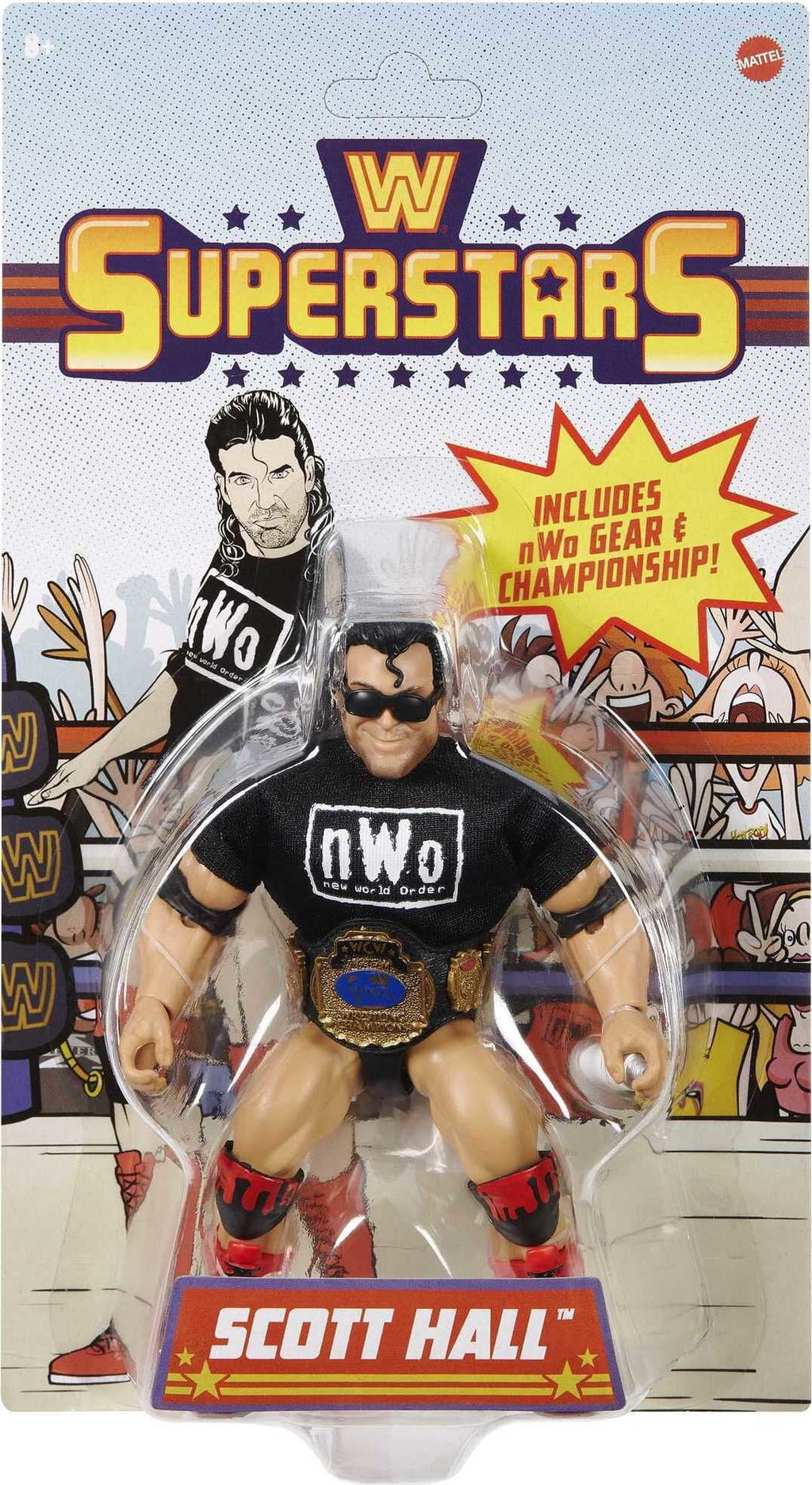 WWE Superstars Scott Hall 5-inch Action Figure for Boy 6 Years & Up
