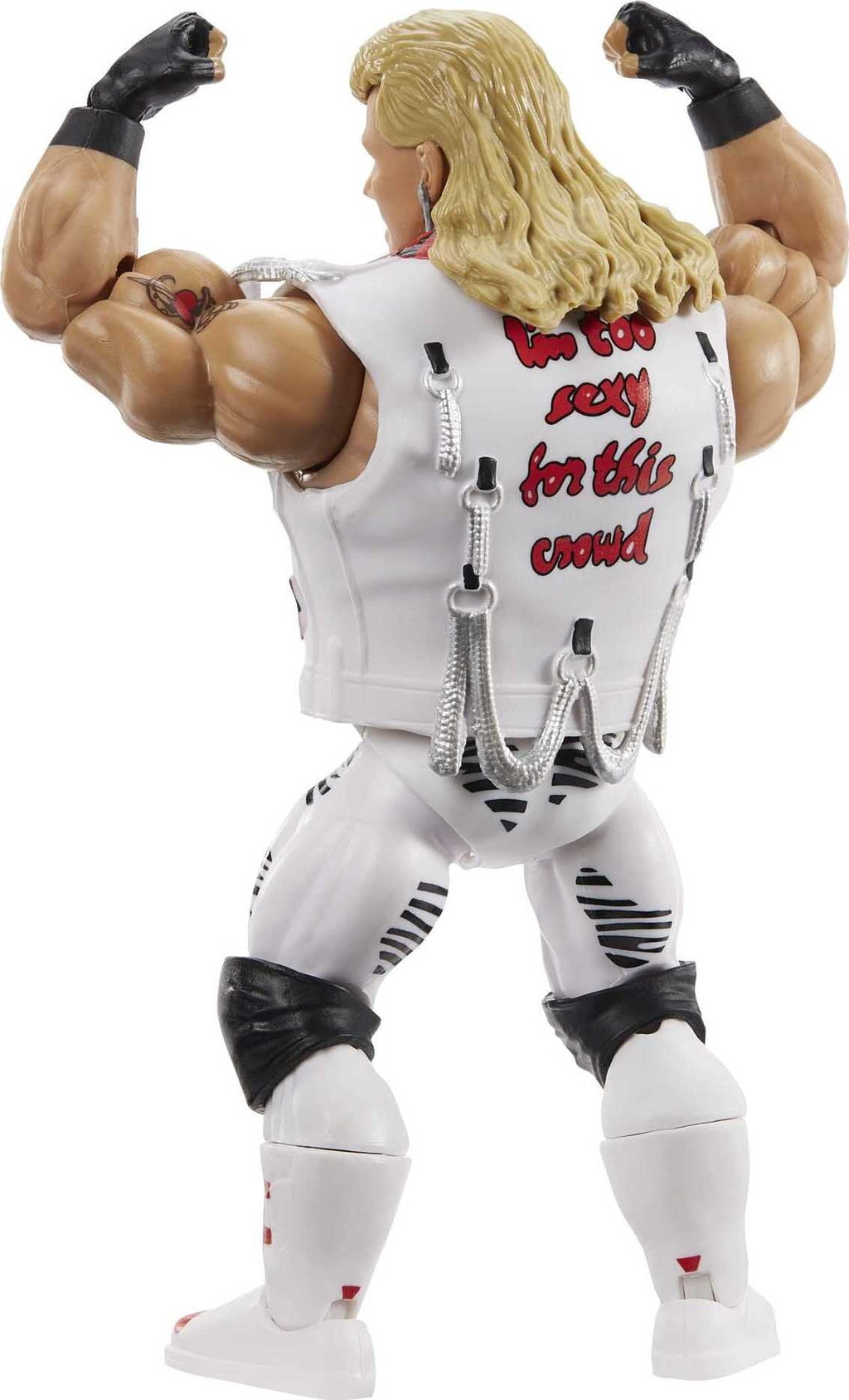 WWE Superstars Shawn Michaels Action Figure Toy, Poseable Retro Collectible