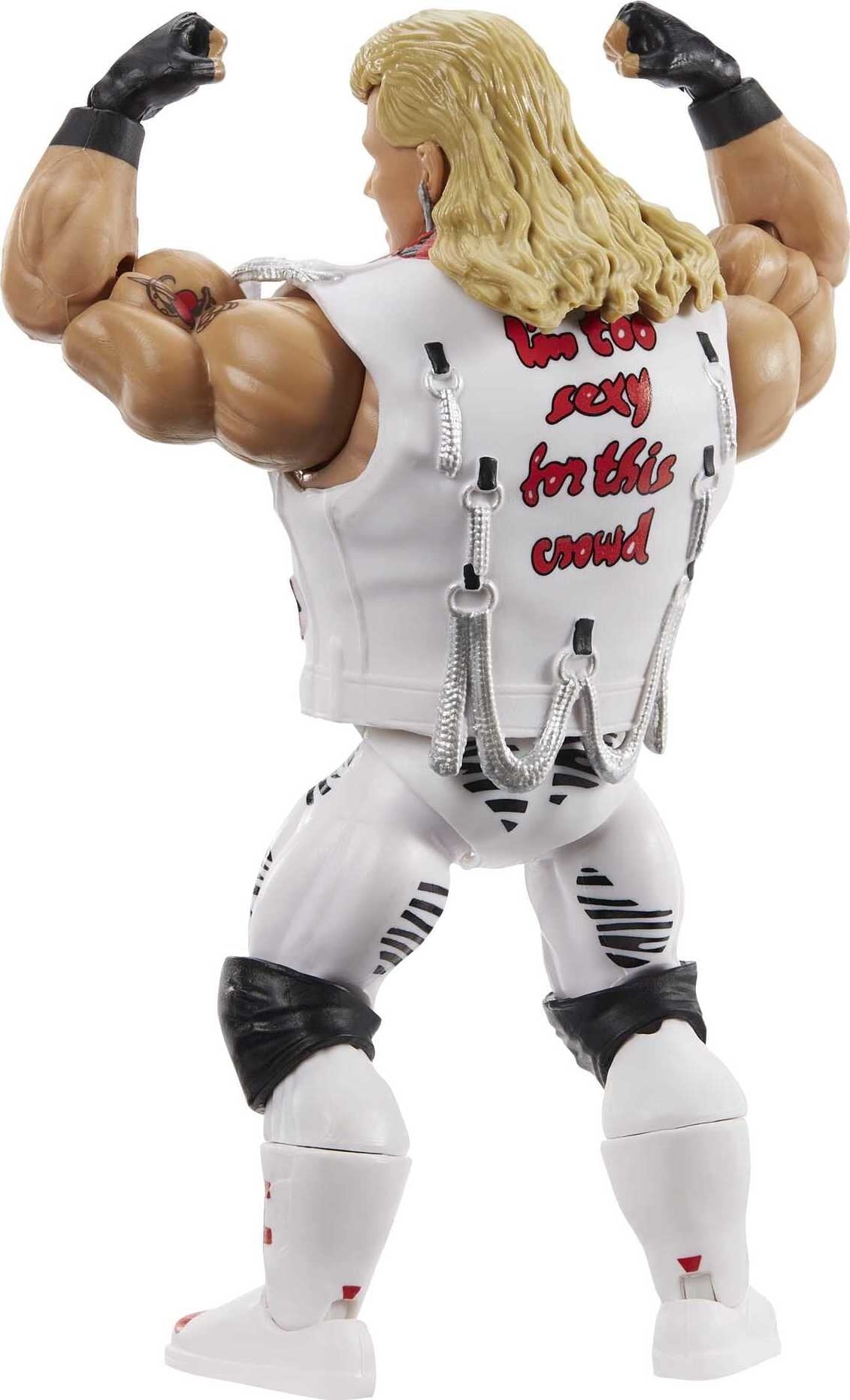 WWE Superstars Shawn Michaels Action Figure Toy, Poseable Retro Collectible