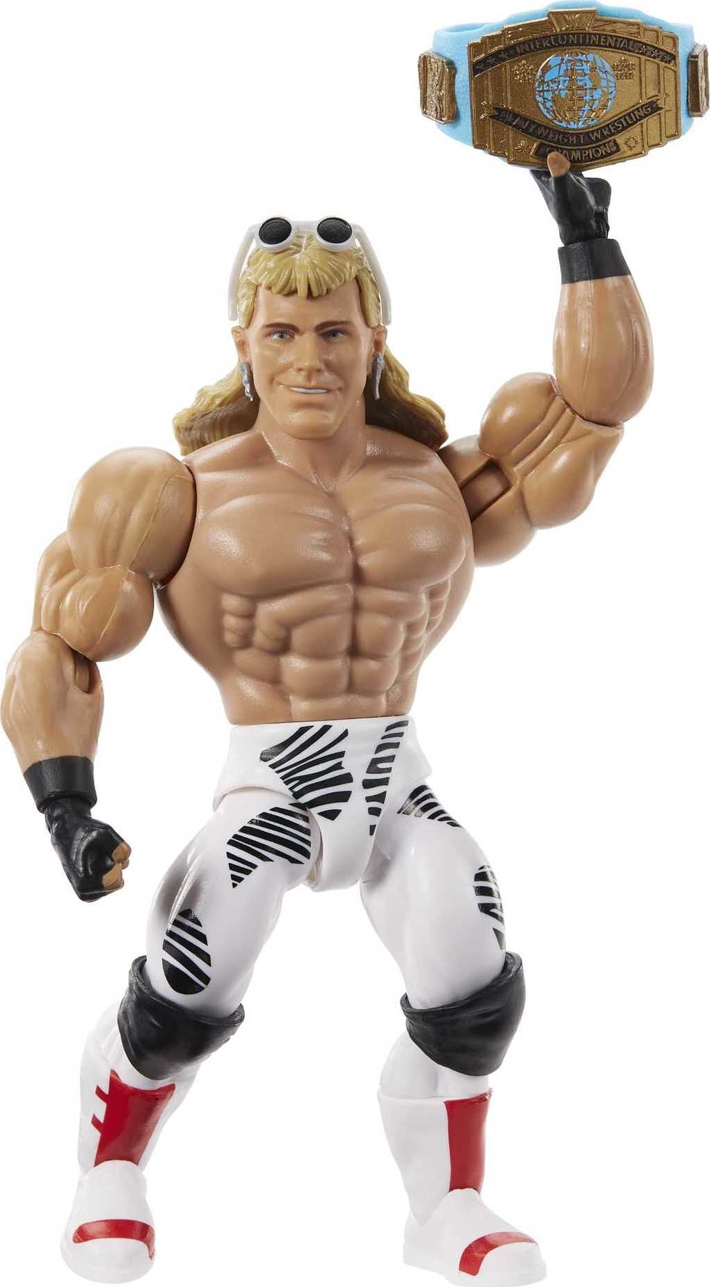 WWE Superstars Shawn Michaels Action Figure Toy, Poseable Retro Collectible